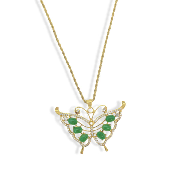 EVOLVING BUTTERFLY JADE necklace