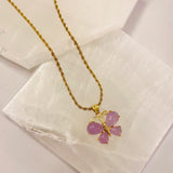 BUTTERFLY LAVENDER necklace