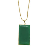 REVERSIBLE DRAGON JADE necklace