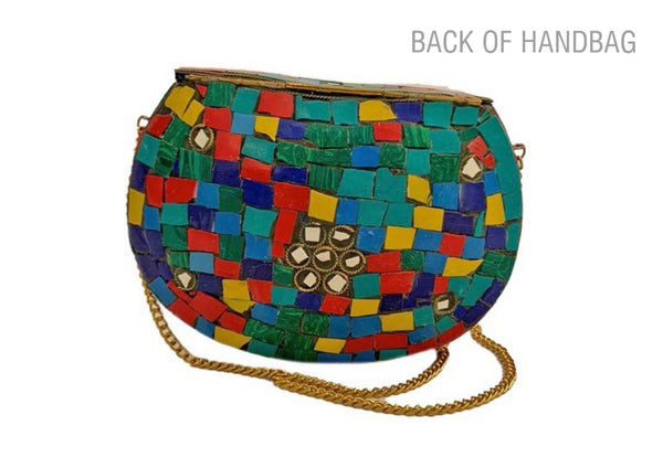 MULTICOLOR STONE handbag