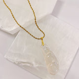 WHITE LUCKY PEAS necklace