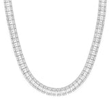 CRYSTAL BAGUETTE necklace