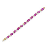 ZOYA OVAL FUCHSIA bracelet