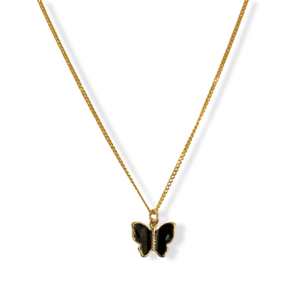 BLACK BUTTERFLY MINI necklace
