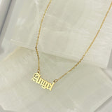 ANGEL OLD ENGLISH necklace