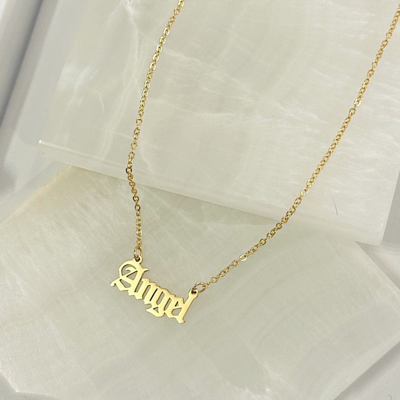 ANGEL OLD ENGLISH necklace