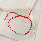 INFINITY RED STRING bracelet
