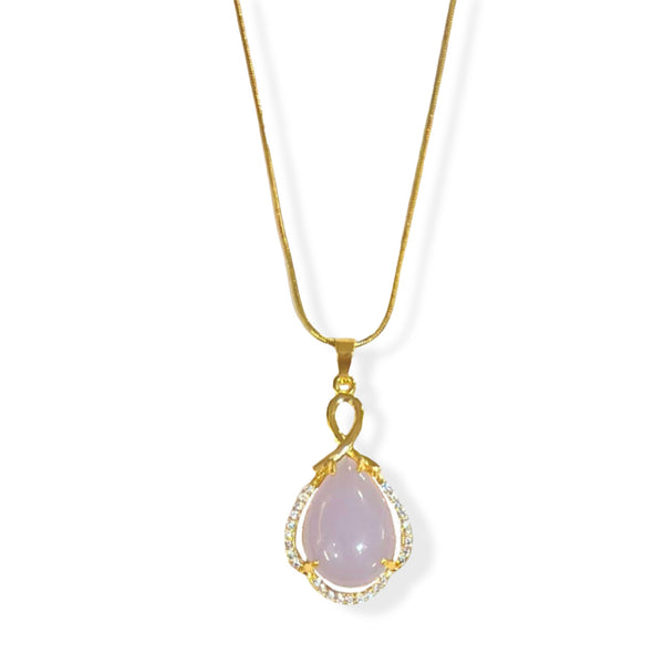 HAYA TEARDROP LAVENDER necklace