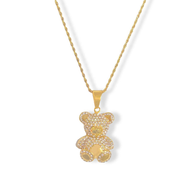 TEDDY CRYSTAL STEEL necklace