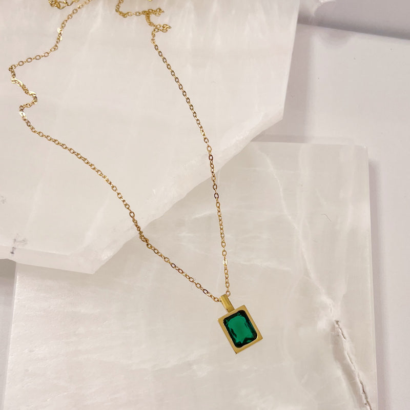 EMERALD SUPER MINI necklace