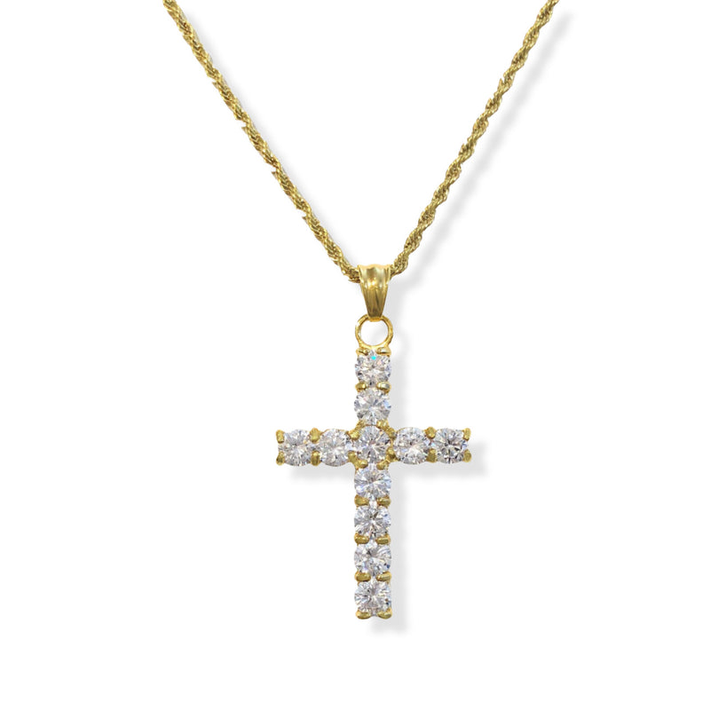LARGE CROSS necklace