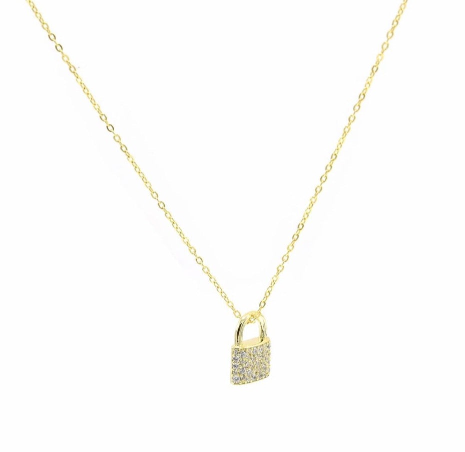 GOLD LOCK SUPER MINI necklace