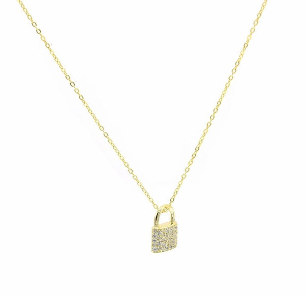 GOLD LOCK SUPER MINI necklace