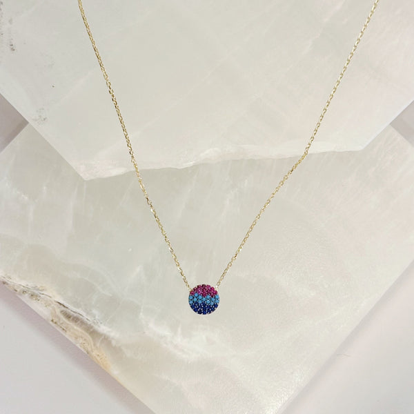 CIRCLE COLOR necklace