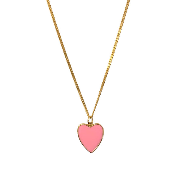 LIGHT PINK HEART MINI necklace