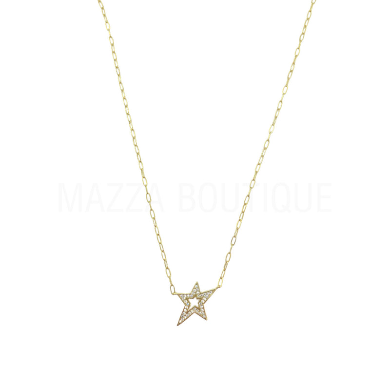 STAR CHAIN LINK necklace