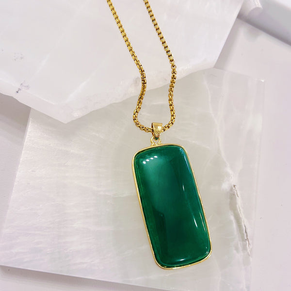 REVERSIBLE DRAGON II JADE necklace