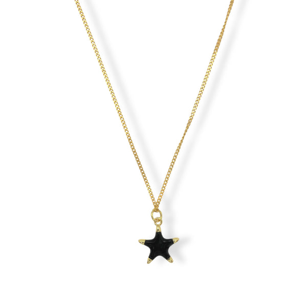 BLACK STAR MINI necklace