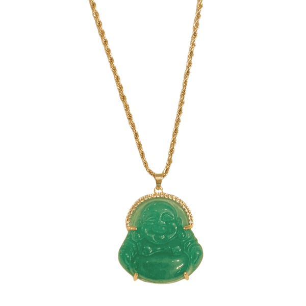 DOKAI BUDDHA JADE necklace