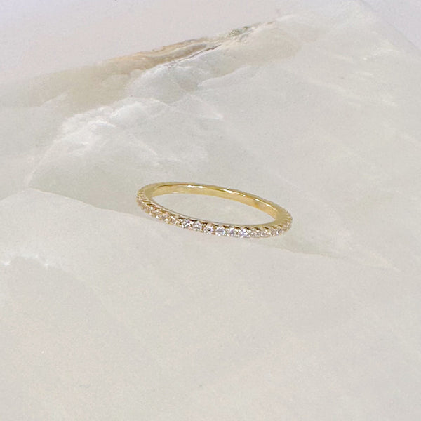 GOLD THIN ETERNITY is ring