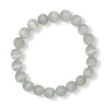 SELENITE 10MM BEADED bracelet