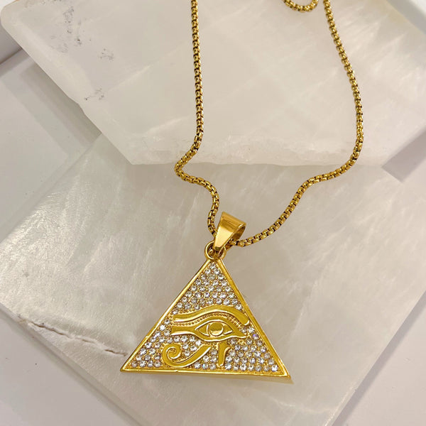 PYRAMID REVERSIBLE necklace