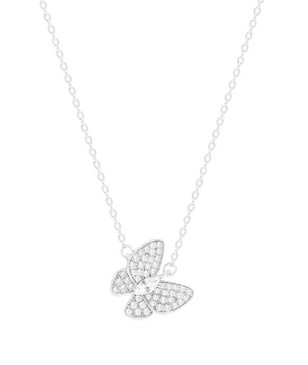TILTED BUTTERFLY MINI necklace