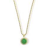 KIMI CIRCLE JADE MINI necklace