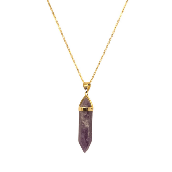 AMETHYST AMULET necklace