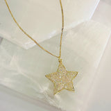 LARGE STAR CRYSTAL II necklace