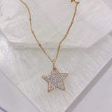 LARGE STAR GF necklace