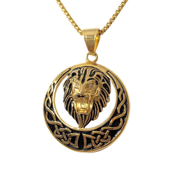 LION HEAD III necklace