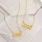 BIRTH YEAR necklace