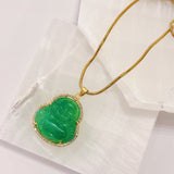 DAIJI BUDDHA JADE necklace