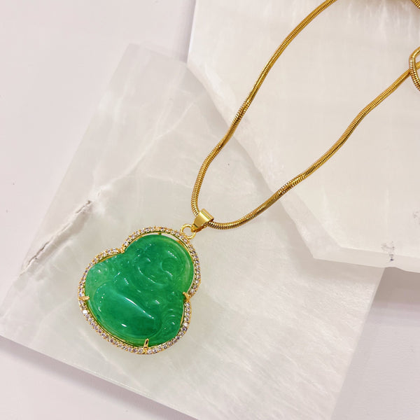 DAIJI BUDDHA JADE necklace