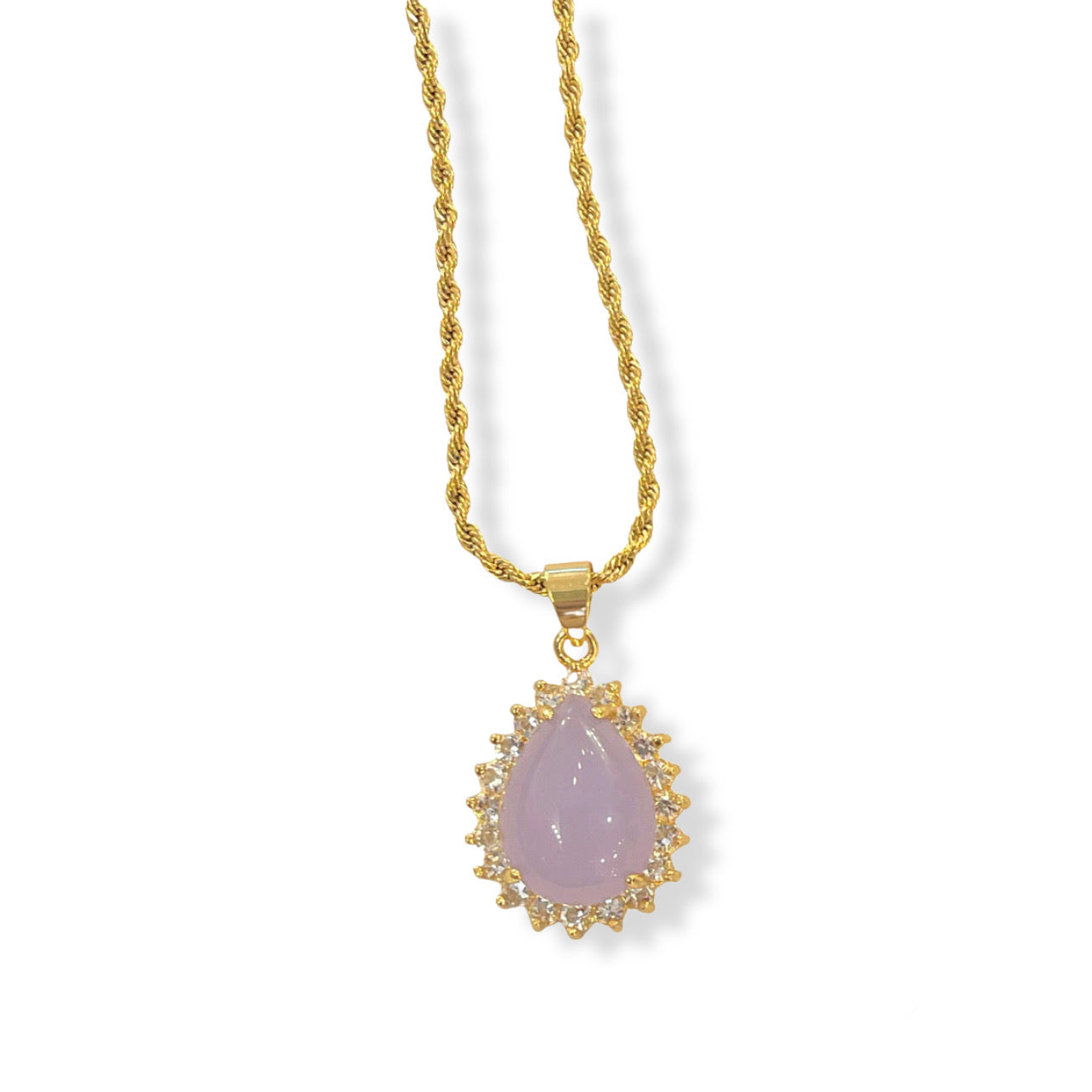 TEARDROP LAVENDER necklace