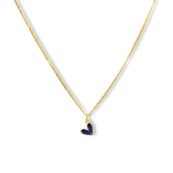 BLUE HEART SUPER MINI necklace