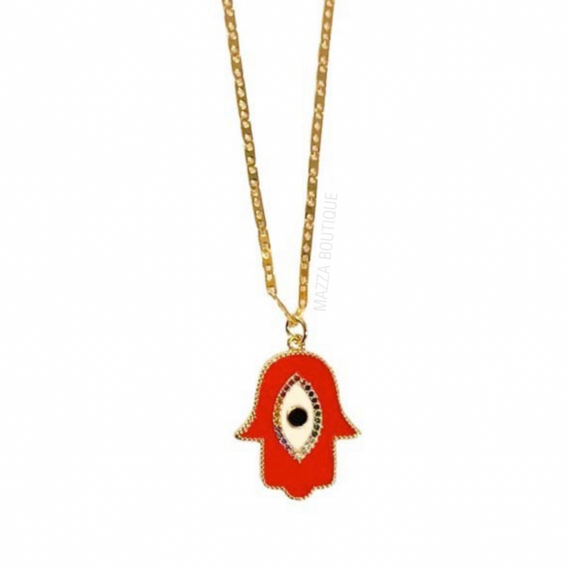 HAMSA RED necklace