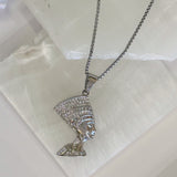 CRYSTAL NEFERTITI necklace