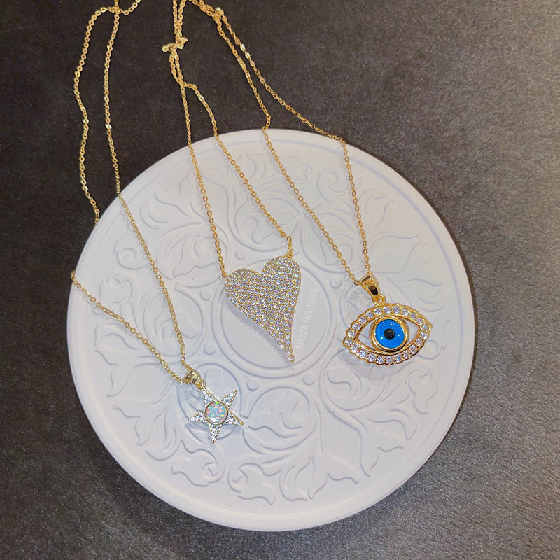 CRYSTAL HEART necklace