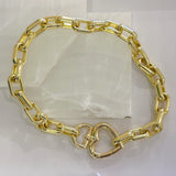 CHAIN LINK HEART necklace