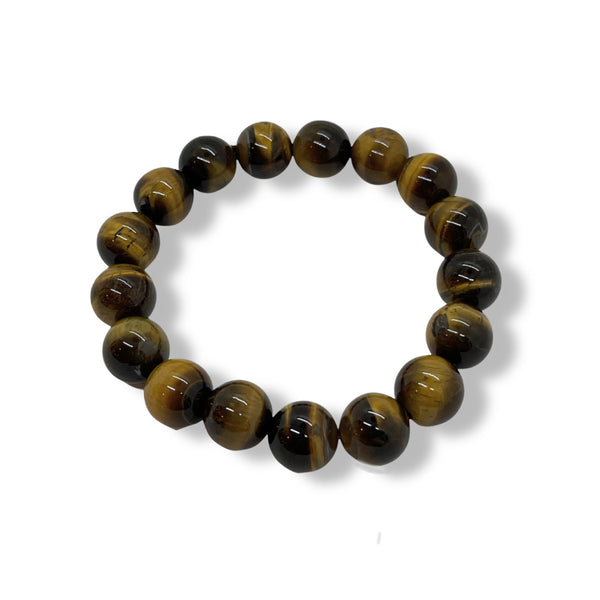 TIGER EYE 14MM BEADED bracelet