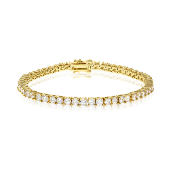 3MM GOLD TENNIS bracelet