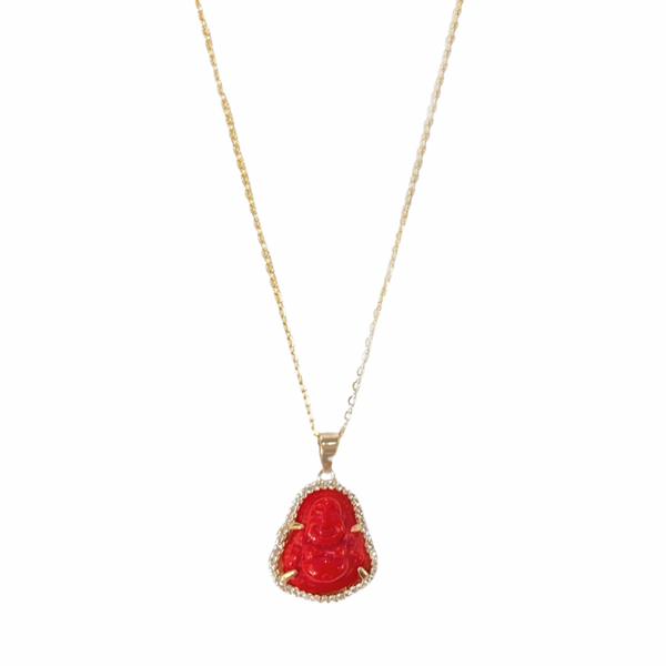 RED BUDDHA SUPER MINI necklace