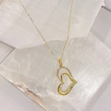 DOUBLE HEART necklace