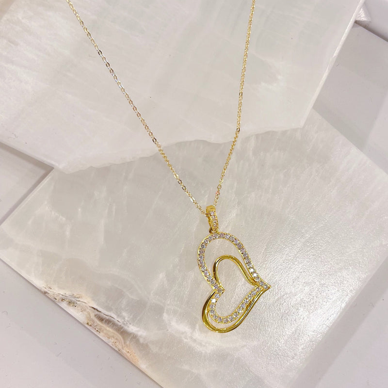 DOUBLE HEART necklace
