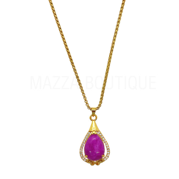 MEILANI FUCHSIA necklace