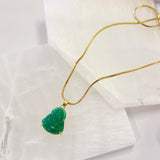 GOOD LUCK BUDDHA JADE MINI necklace