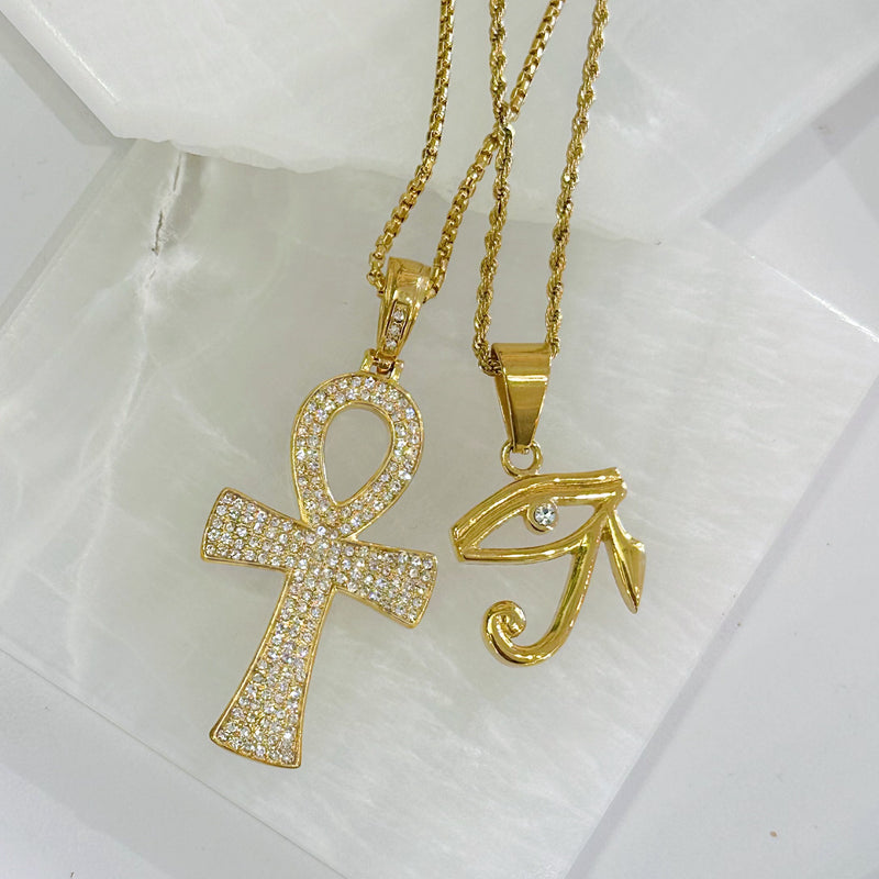 LARGE ANKH EYE OF HORUS set