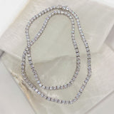 3MM STERLING SILVER TENNIS necklace